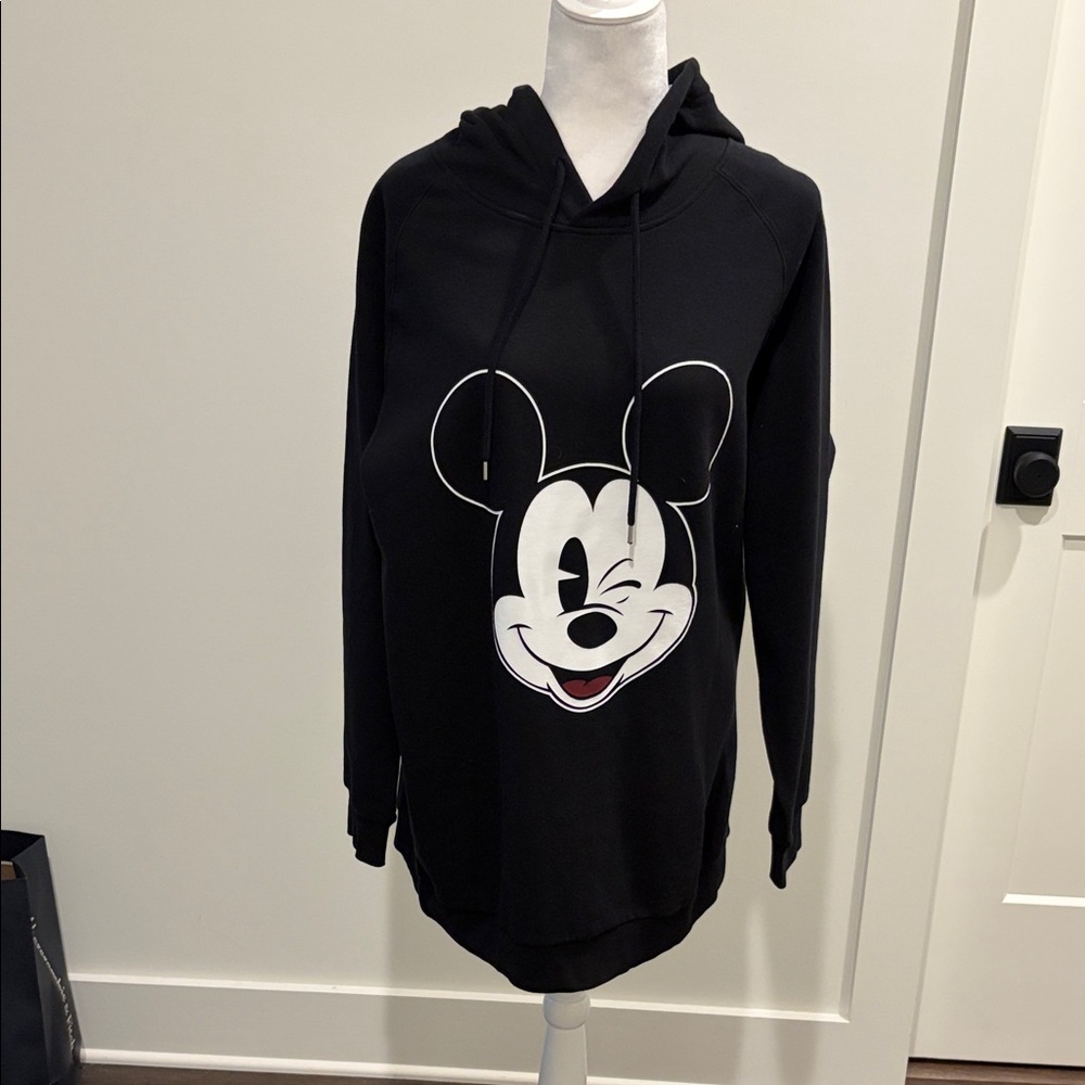New With Tags Disney Mickey Mouse Hooded Sweatshirt Dress Sz M